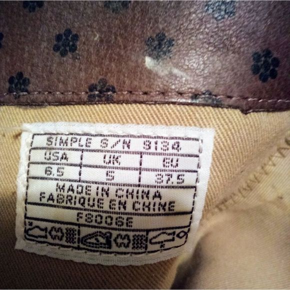 Rare Hippie Tall Brown riding Boot's genuine leather with canvas and zipper - Picture 3 of 11